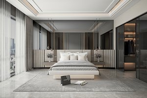 Bedroom Design 96 3D model