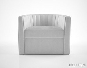 holly hunt dee armchair 3d max