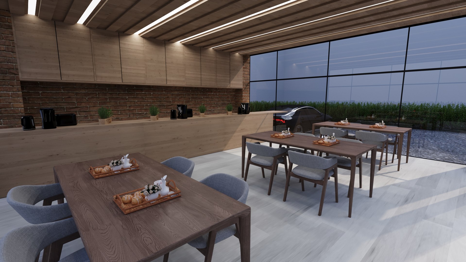 Coffee Restaurant Model - TurboSquid 2318554