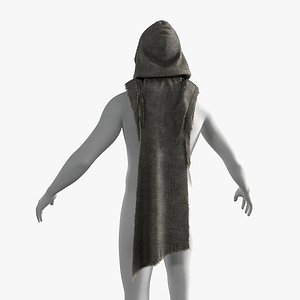 Post-Apocalyptic Scavenger Shawl Cape
