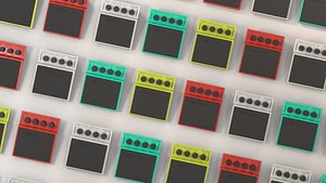 3D spd drum music model