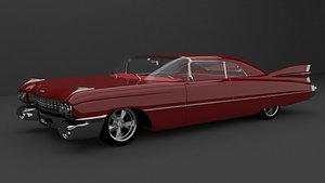 1959 coupe deville 3D model