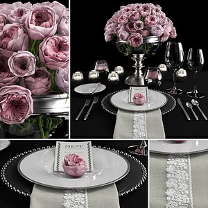 table setting roses max