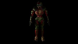 3D model heavy metal iron maiden