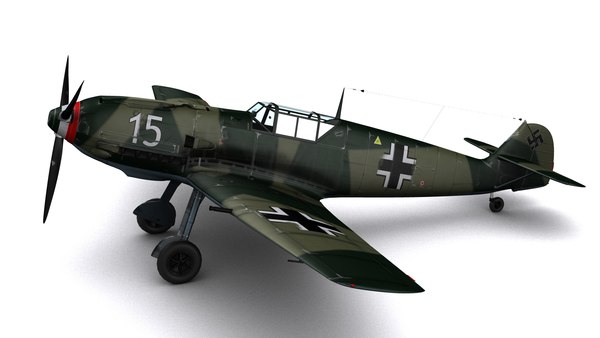 メッサーシュミットBF109-E3エミール3Dモデル - TurboSquid 505546