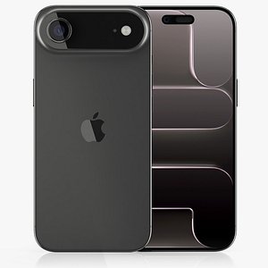 3D iPhone 17 Air Space Black