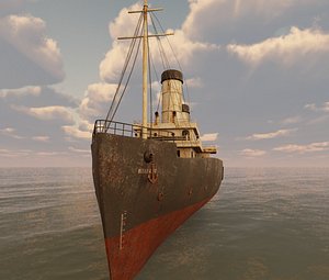 Passenger Ship Lowpoly