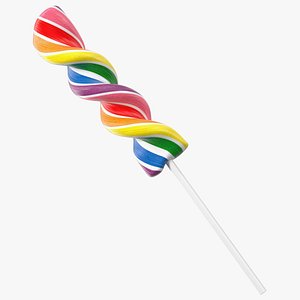 Rainbow Twist Lollipop