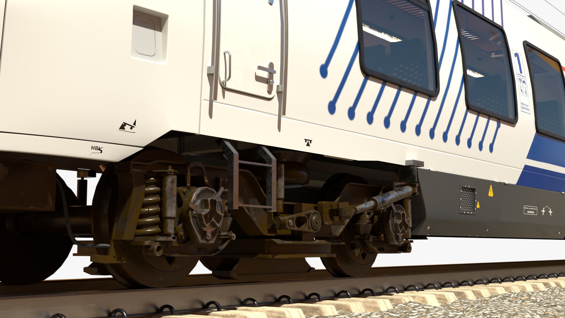 3D Bombardier TALENT Train National Express Model - TurboSquid 2049120