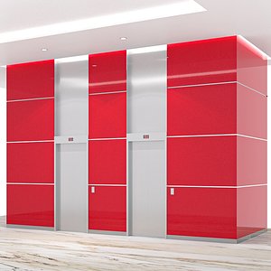 3D model Elevators 02
