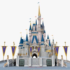 Floating Fantasy Disneyland Cinderella Castle