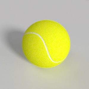 3D tennis ball