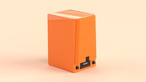 Prime Wireless Speaker Orange 3D model