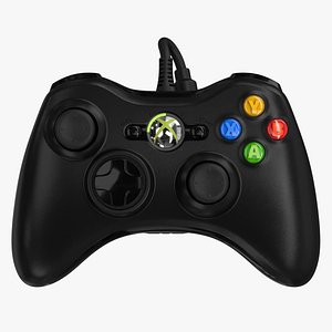Microsoft Xbox 360 Wired Controller - Black