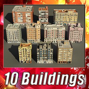 building collections 3d model