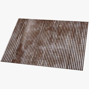 3d corrugated sheet metal roof