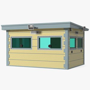 Outdoor Bullet Resistant Guard House model