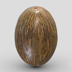 3D Christmas Melon Low Poly model