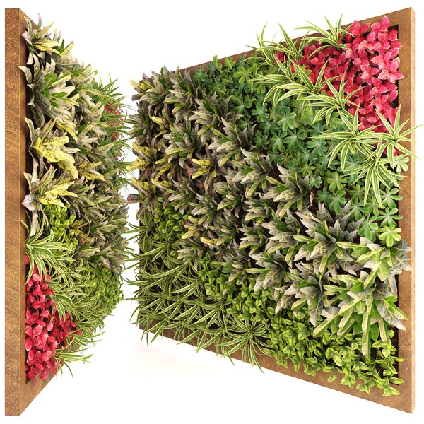 Green Wall 3D Model - Turbosquid 1239144