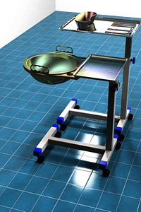 organ cart mayo retractor max