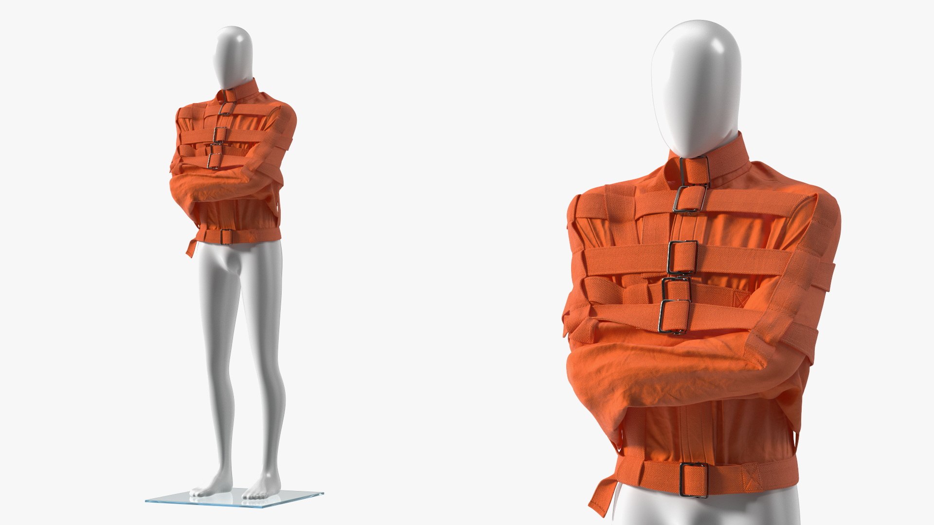 3D Mannequin in Straitjacket Orange https://p.turbosquid.com/ts-thumb/qc/p5agQR/zs/mannequininstraitjacketorangevray3dmodel001/jpg/1729175367/1920x1080/fit_q87/4b52c1d76531675534e405a36384ec3bf04d481f/mannequininstraitjacketorangevray3dmodel001.jpg