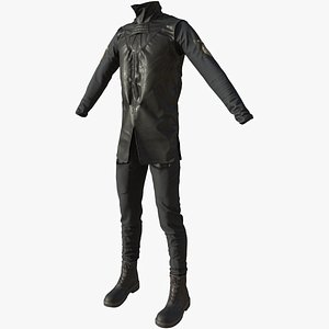 spaceship crew suit 3D