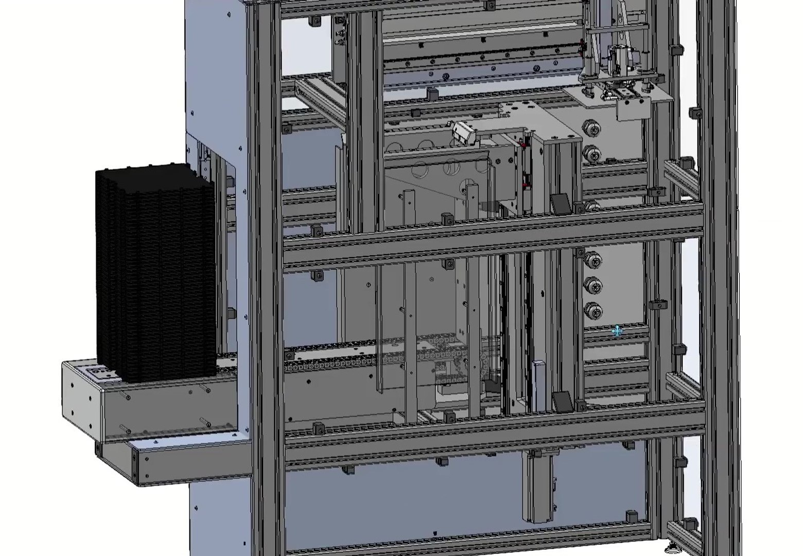 3D 3D CAD Model Automatic Tray Pallet Loader For Industrial Automation ...