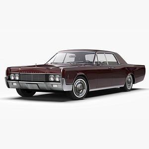 3D model Lincoln Continental Sedan 1966