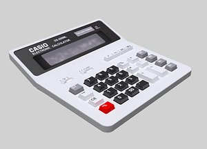 calculator 3D model