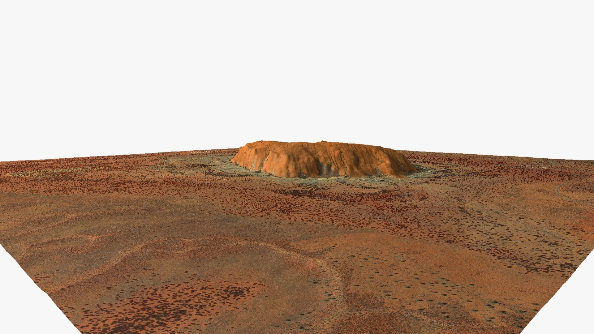 3D Uluru - Ayers Rock - TurboSquid 1989243