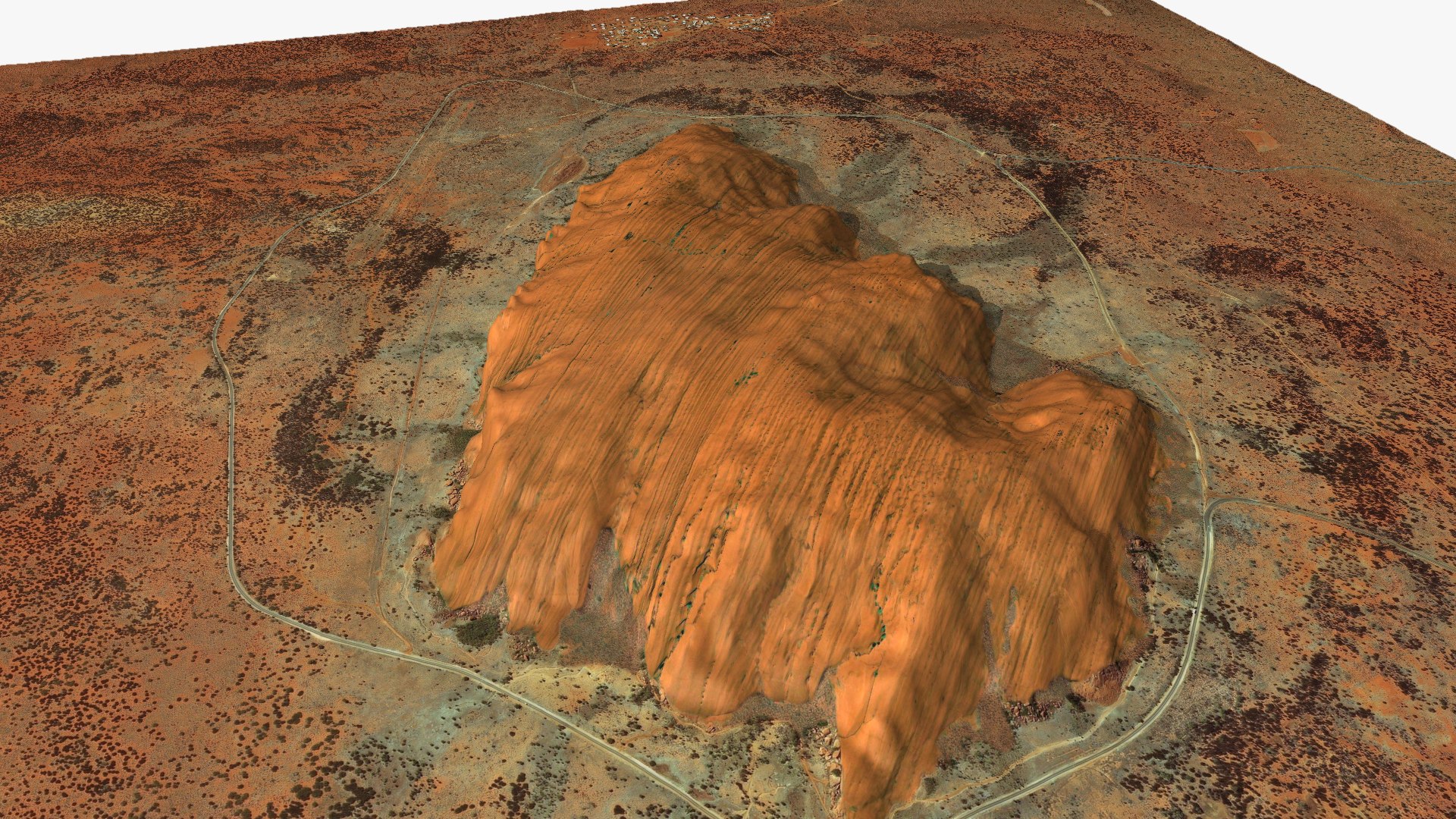 3D Uluru - Ayers Rock - TurboSquid 1989243
