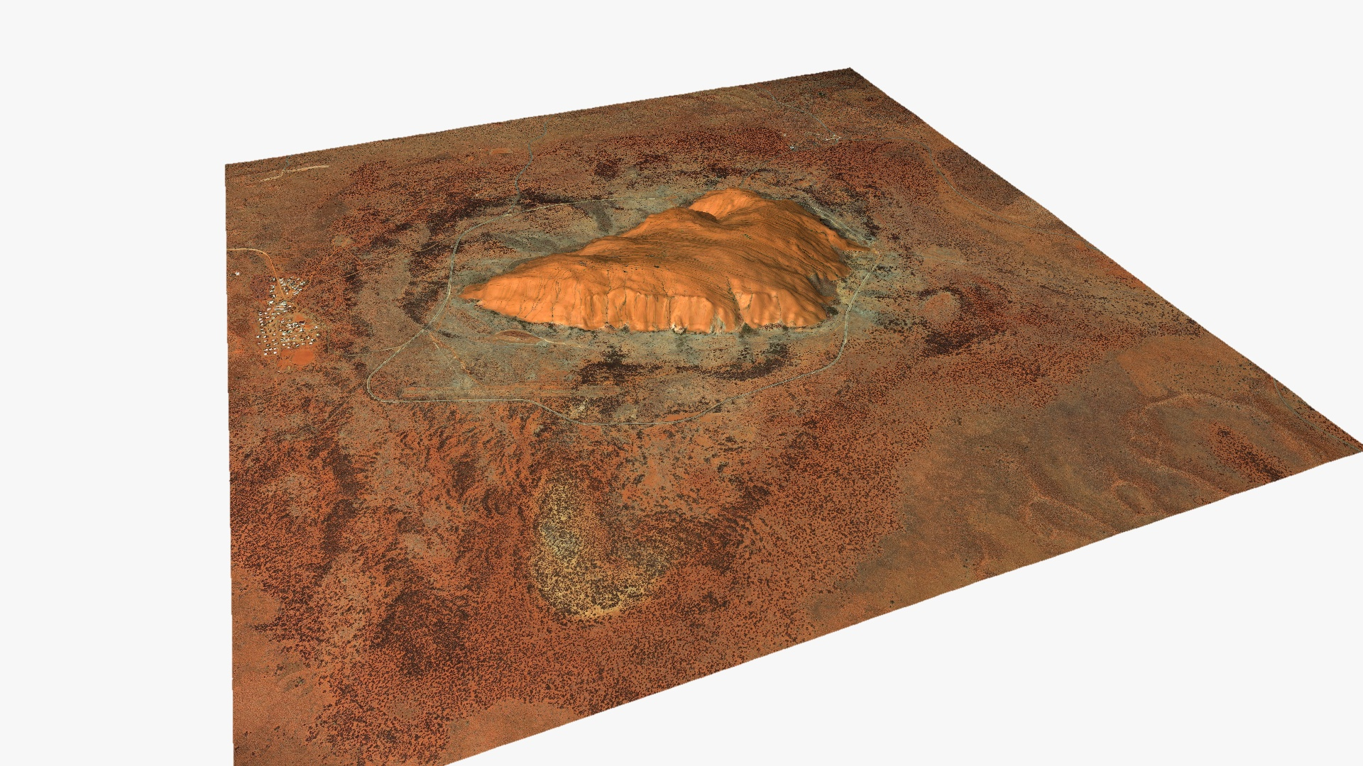 3D Uluru - Ayers Rock - TurboSquid 1989243