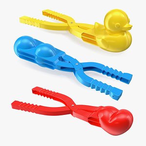 Snowball Maker Tools Collection 3D model