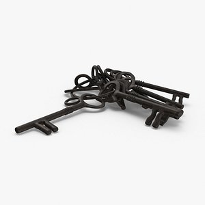Skeleton Jailer Keys Flat