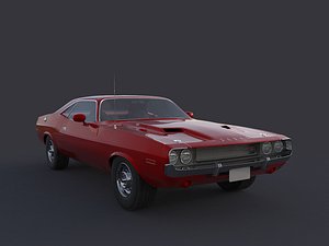 dodge challenger 3D model