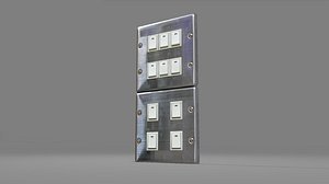 3D model stainless switch