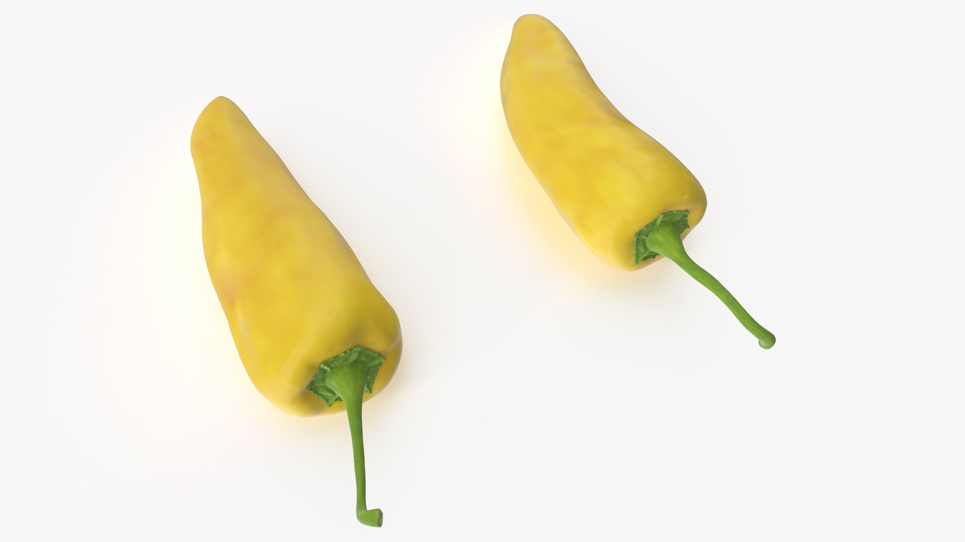 Yellow Chili Pepper(1) 3D model preview