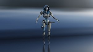 Apex Legends Ashe Character 3D model