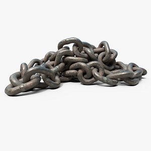 3D Old Chain Heap model