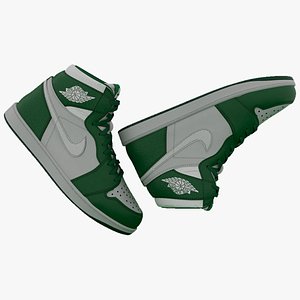 AirJordan 1 Retro HighOG Color Green Low-poly