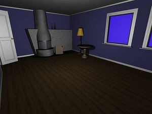 3d livingroom model