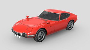 Toyota 2000GT 1969 3D model