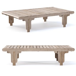 Eva wooden coffee table EV11 by Bpoint Design