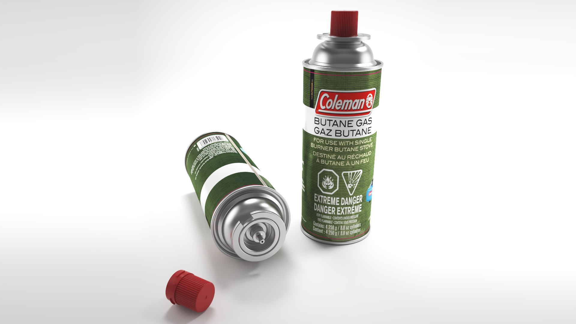 Butane Gas Cartridge Model - TurboSquid 2017919