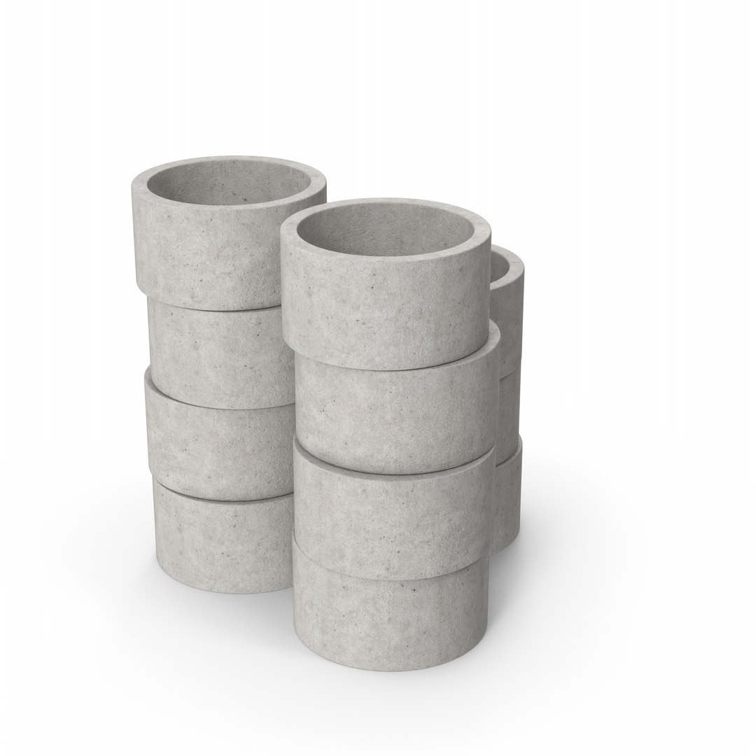 3D Concrete Rings https://p.turbosquid.com/ts-thumb/qd/ctG0LQ/JM/concreterings.g11.2k/png/1684255384/1920x1080/fit_q87/6e5cae8ab3e6333ce4a41061af01da3728c6dd6c/concreterings.g11.2k.jpg