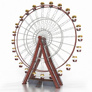 Old Painted Ferris Wheel