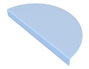 Fifty Percent Circle 3d print model