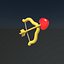 modèle 3D d'icône de la Saint-Valentin