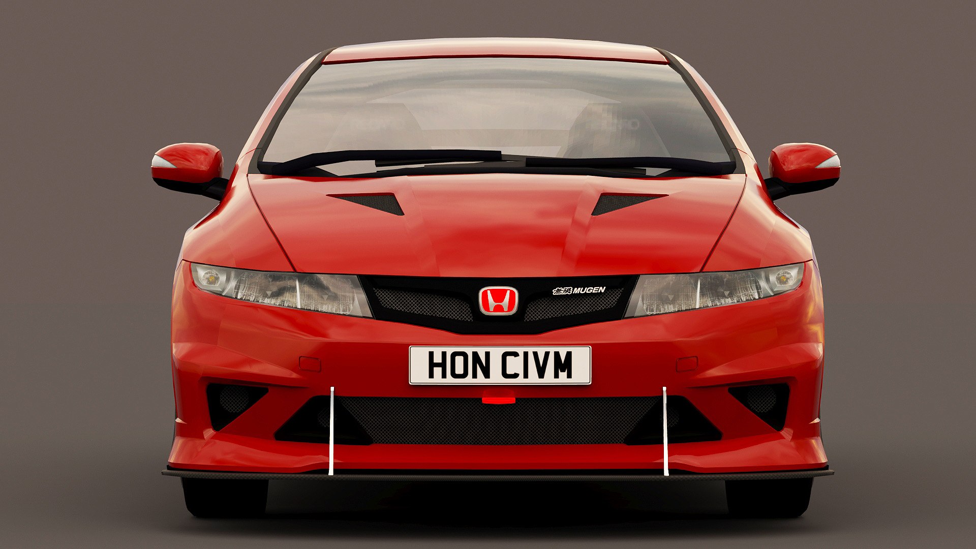 3d Honda Civic Type R Mugen 2010 Model Turbosquid 2041638