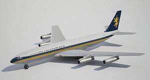 3d boeing british caledonian model